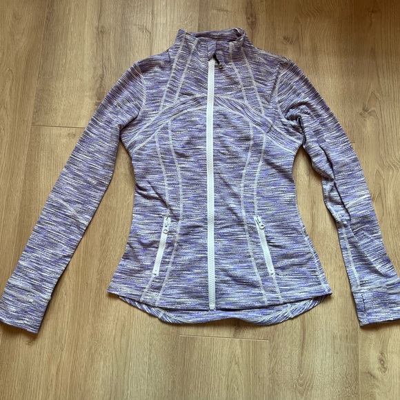 Purple Lululemon Zip Up Jacket Sz 8 - Picture 1 of 6